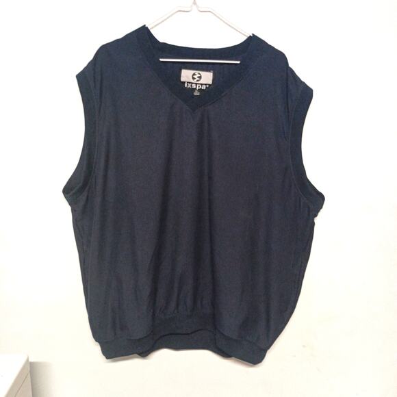 IXSPA Weather Resistant Golf Vest, Size XL, Navy - Picture 1 of 5